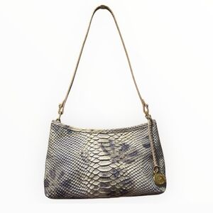🟩 🟦 Snakeskin Pattern Shoulder Bag